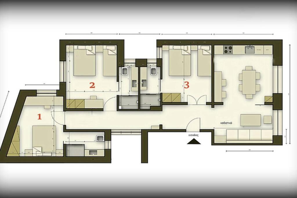 Athens Center Modern Apt In Art Nouveau Building מראה חיצוני תמונה